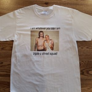 Custom Eminem and Marilyn Manson shirt.